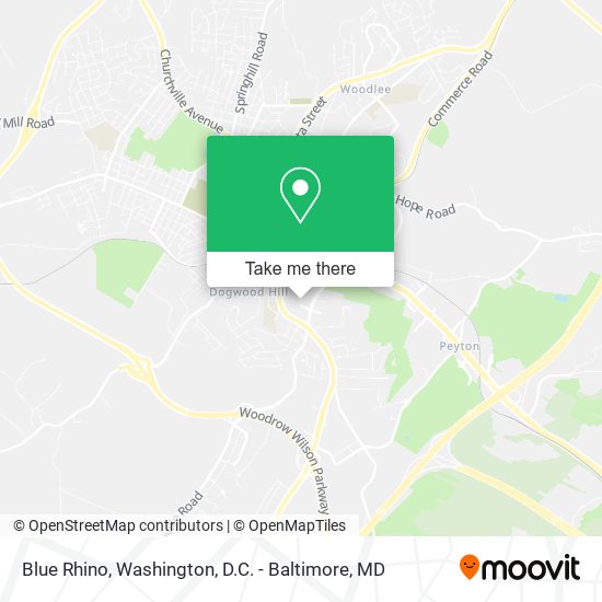 Blue Rhino map