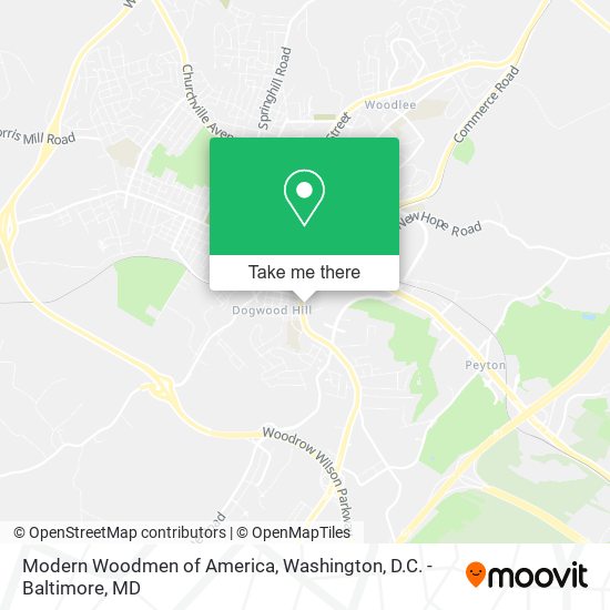 Mapa de Modern Woodmen of America