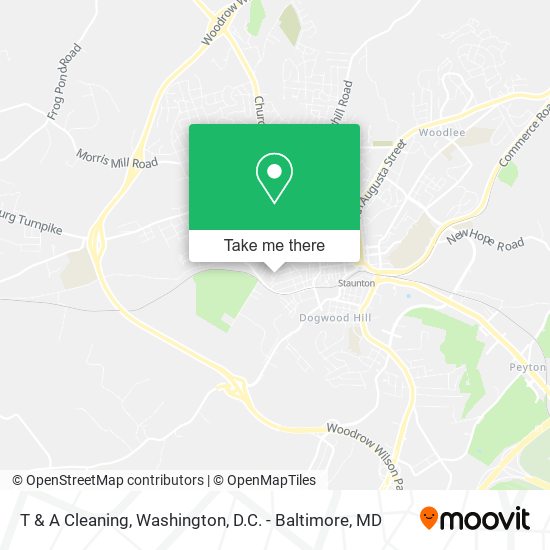 T & A Cleaning map