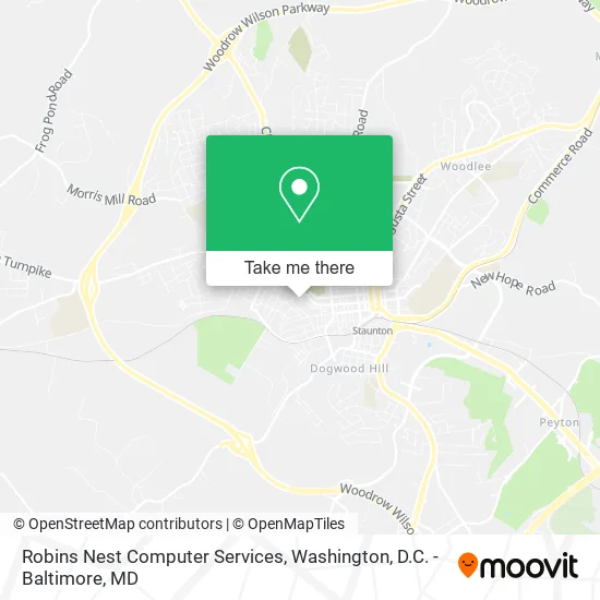 Robins Nest Computer Services map