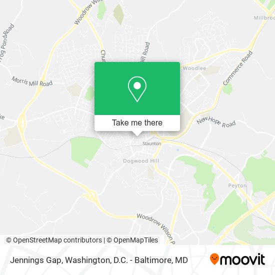Jennings Gap map