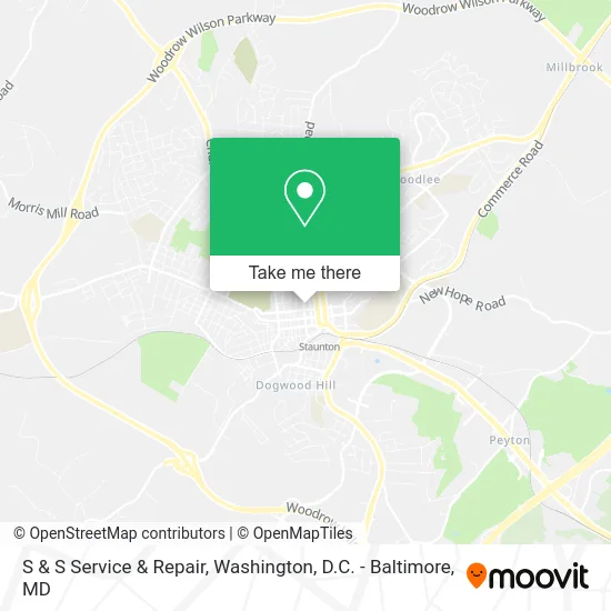 S & S Service & Repair map