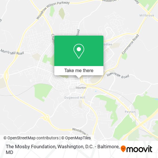 The Mosby Foundation map