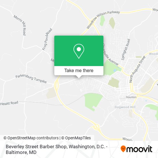 Mapa de Beverley Street Barber Shop