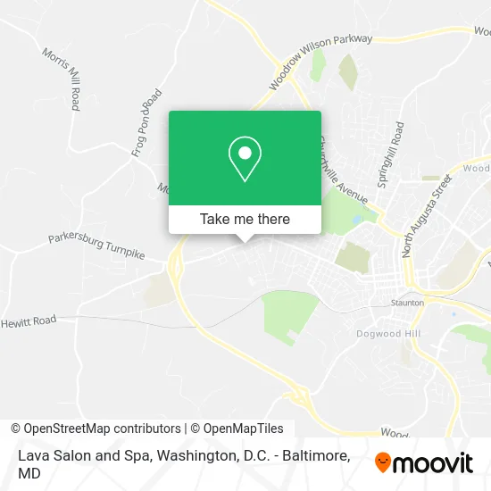 Lava Salon and Spa map