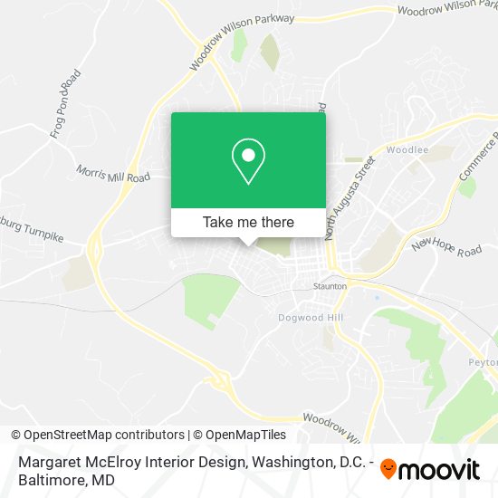Margaret McElroy Interior Design map