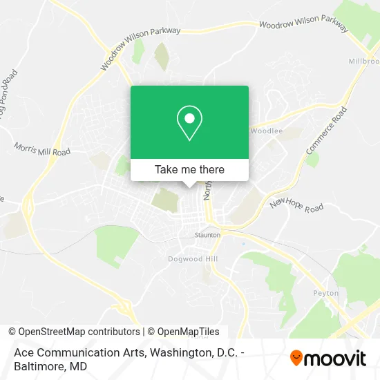 Ace Communication Arts map