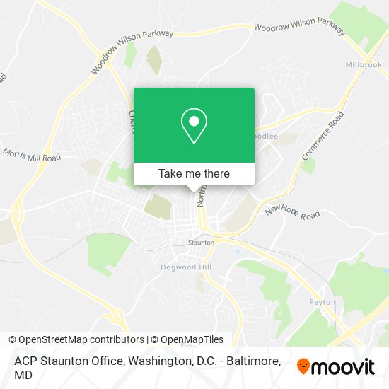 Mapa de ACP Staunton Office