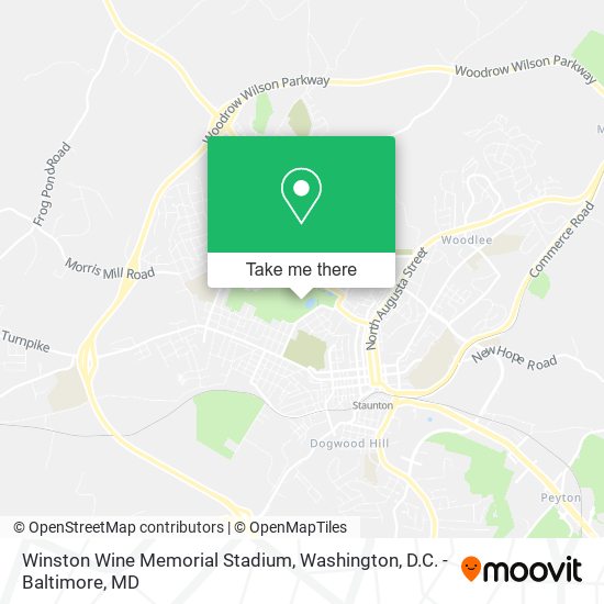 Winston Wine Memorial Stadium map