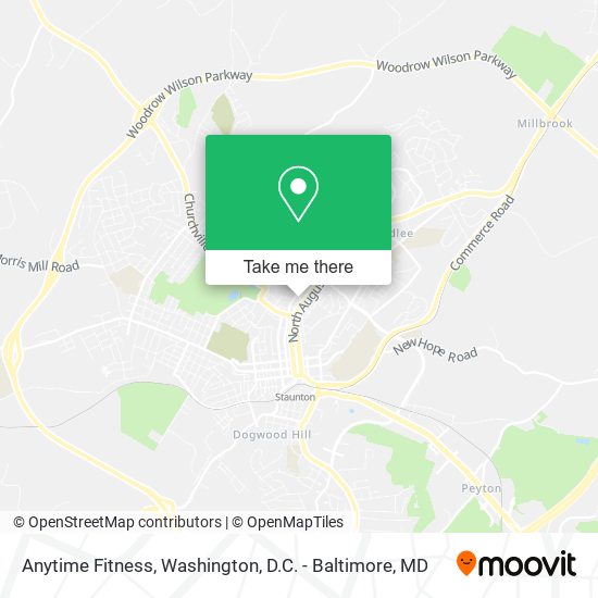 Anytime Fitness map