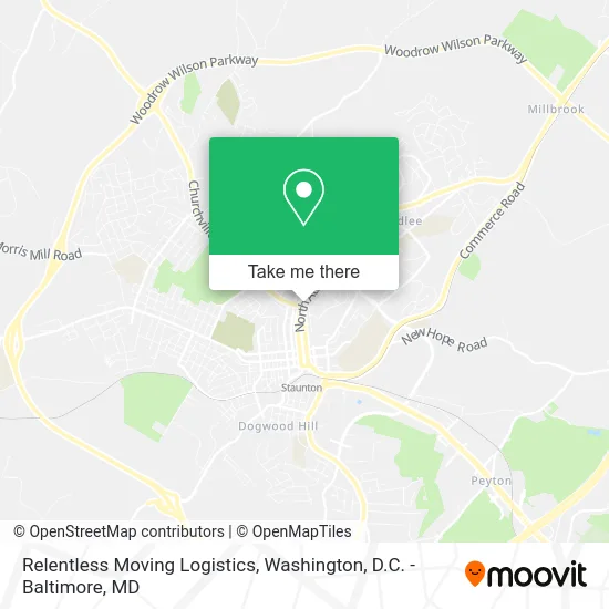 Relentless Moving Logistics map