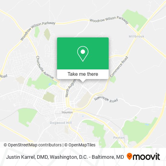 Mapa de Justin Karrel, DMD