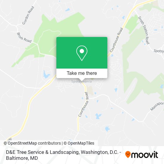 Mapa de D&E Tree Service & Landscaping