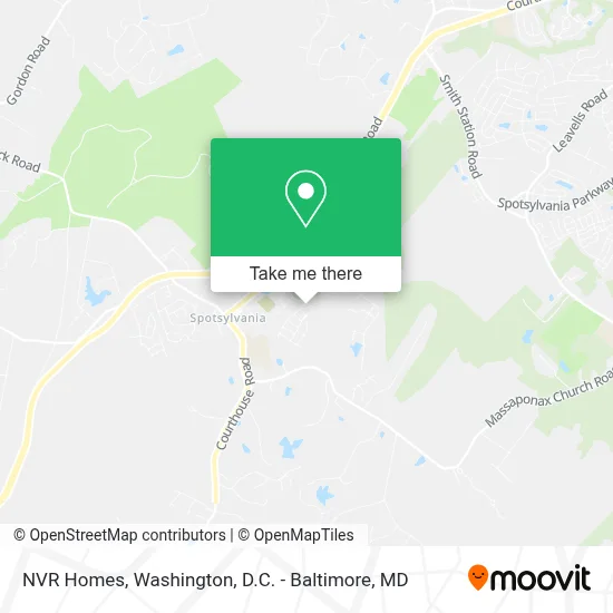 NVR Homes map