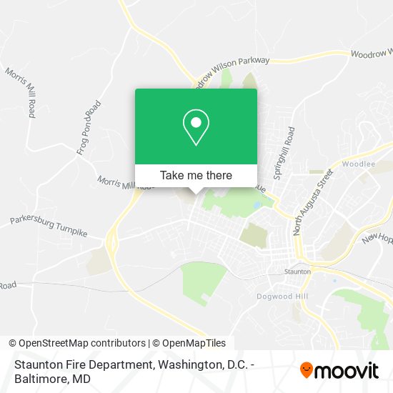 Mapa de Staunton Fire Department