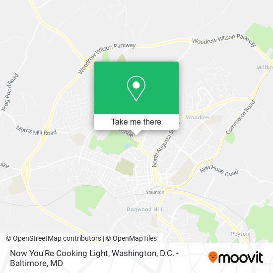 Mapa de Now You'Re Cooking Light