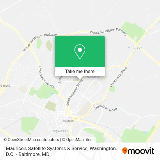 Maurice's Satellite Systems & Service map