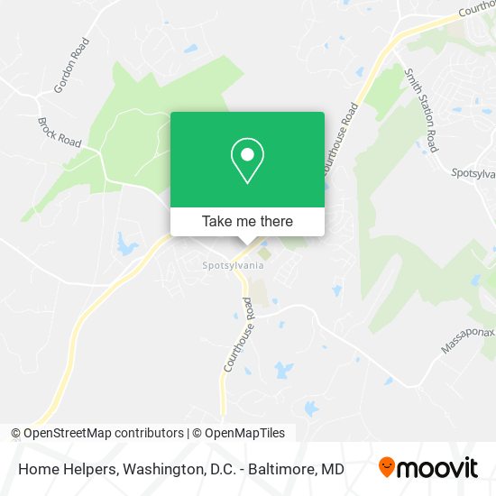 Home Helpers map