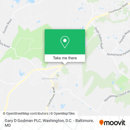 Mapa de Gary D Godman PLC