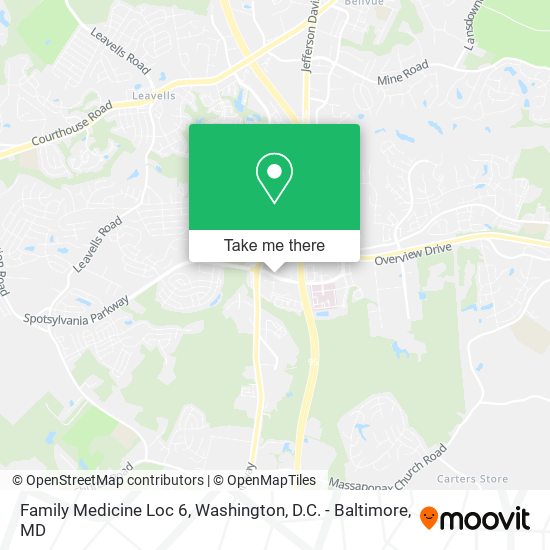 Family Medicine Loc 6 map