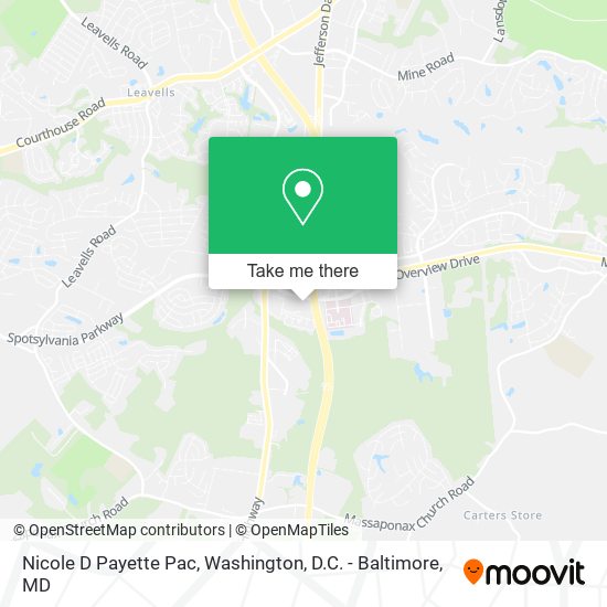 Mapa de Nicole D Payette Pac