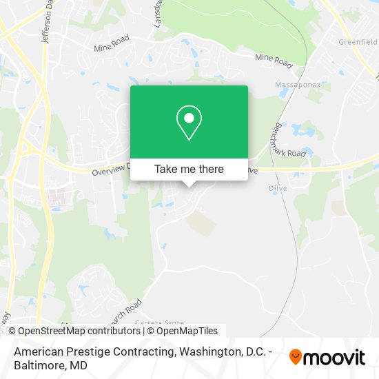 Mapa de American Prestige Contracting