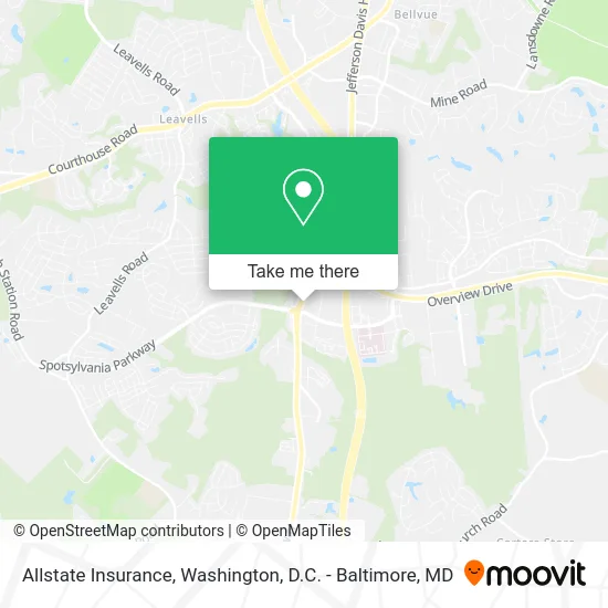 Allstate Insurance map