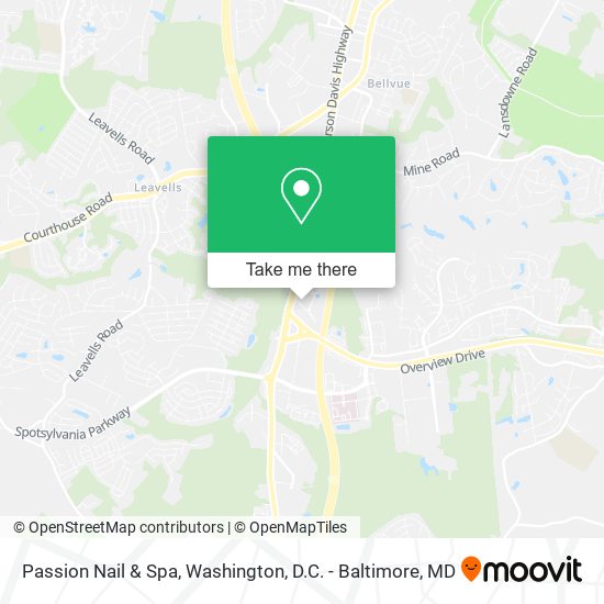 Passion Nail & Spa map