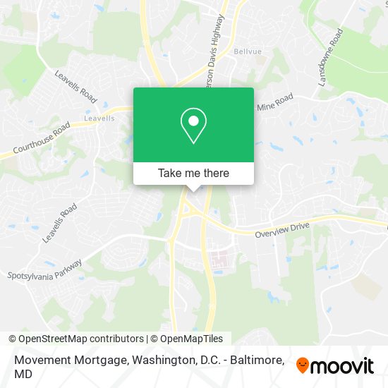 Mapa de Movement Mortgage