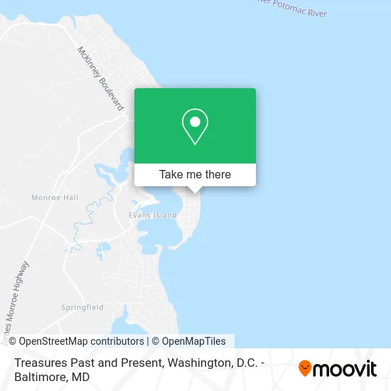 Treasures Past and Present map