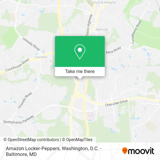 Amazon Locker-Peppers map