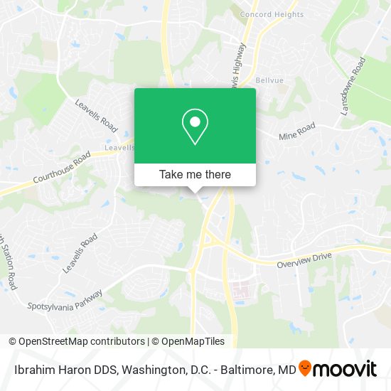 Ibrahim Haron DDS map