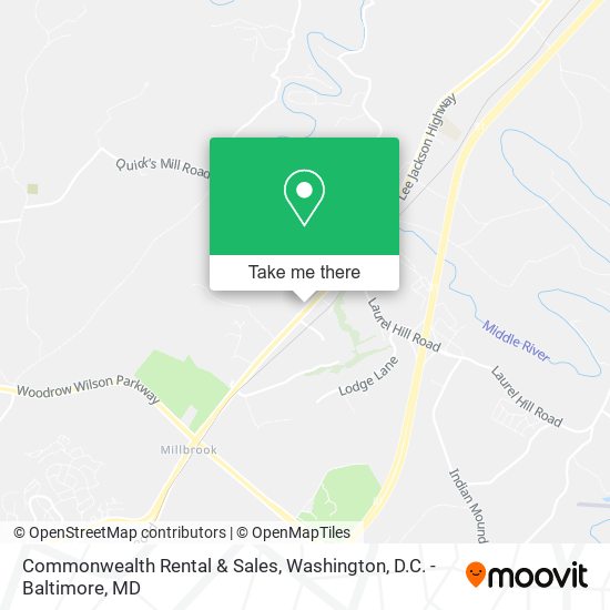 Mapa de Commonwealth Rental & Sales