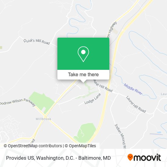 Provides US map