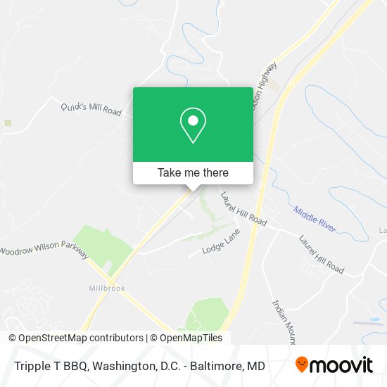 Tripple T BBQ map