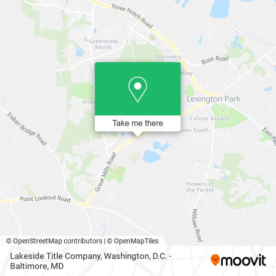 Mapa de Lakeside Title Company