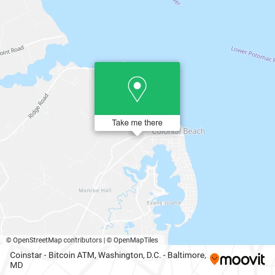 Coinstar - Bitcoin ATM map