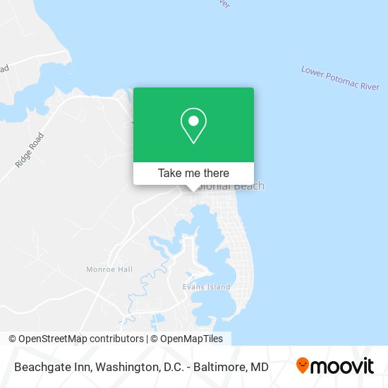 Beachgate Inn map