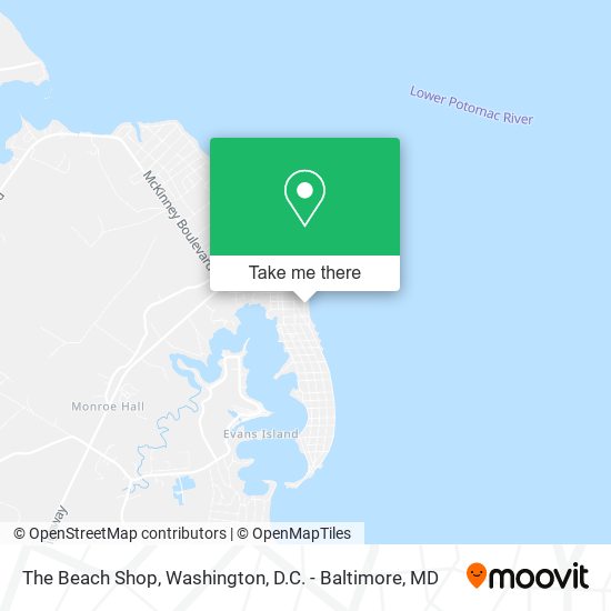 Mapa de The Beach Shop