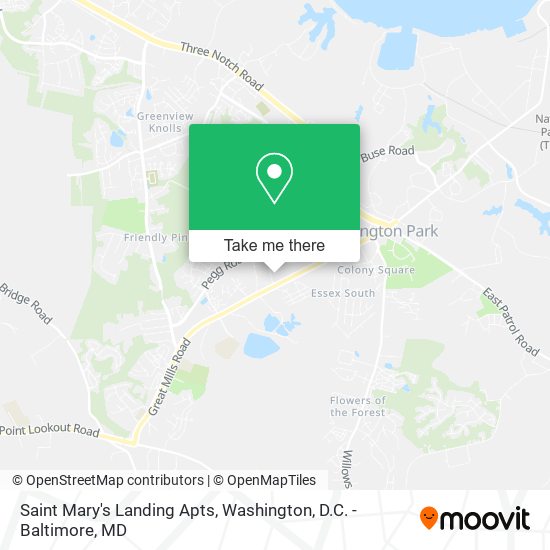 Saint Mary's Landing Apts map