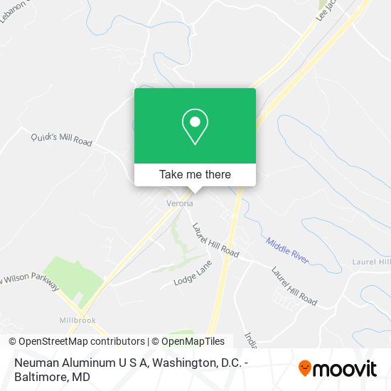 Mapa de Neuman Aluminum U S A