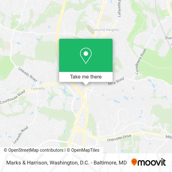 Marks & Harrison map