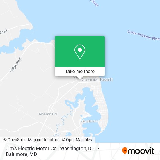 Jim's Electric Motor Co. map