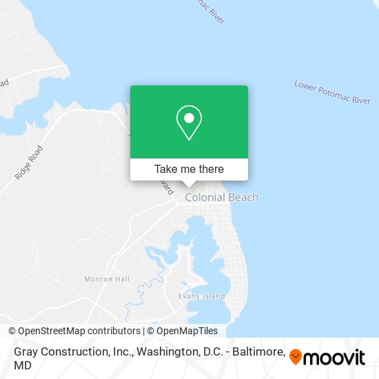 Gray Construction, Inc. map