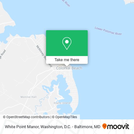 White Point Manor map