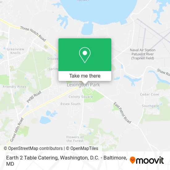 Earth 2 Table Catering map