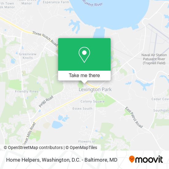 Home Helpers map