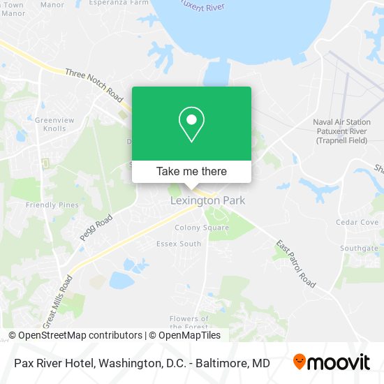 Pax River Hotel map