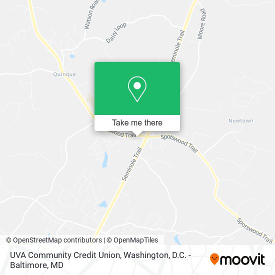 UVA Community Credit Union map