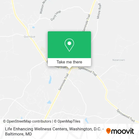 Life Enhancing Wellness Centers map